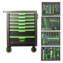 JBM 54389 - CARRO HERRAMIENTAS 7 CAJONES VERDE