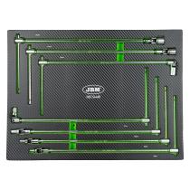 JBM 54481 - MODULO 7 LLAVES VASO CON MANGO EN T(7-19MM)