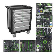 JBM 54502 - CARRO HERRAMIENTAS ESPECIAL KIT CALADO 7 CAJONES GRIS