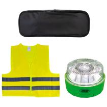 JBM 54534 - KIT EMERGENCIA-BOLSA NYLON,BALIZA Y CHALECO