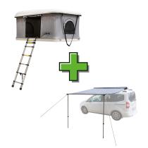 JBM SERIE403 - TIENDA TECHO RIGIDA+TOLDO PARA COCHE
