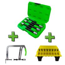 JBM SERIE406 - PROMO SET 6 VASOS 1/2"TORX TIPO E EXTRA LARGOS 53915+53637+5