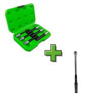 JBM SERIE427 - 53082 LLAVE DINAMOMETRICA 1/2"+53915 SET 6 VASOS 1/2"