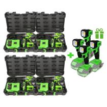 JBM SERIE470 - 4X60044C PISTOLA IMPACTO BRUSHLESS A BATERIA 1/2"+4XPORTATIL