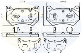 COMLINE CBP02778 - PASTILLAS