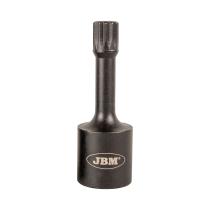 JBM 16718 - 1/2"VASO IMPACTO ESPECIAL PARA TORNILLOS SPLINE(XZN)(72MM)