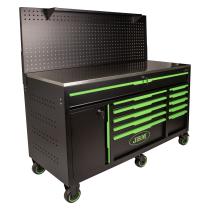 JBM 54510 - CARRO HERRAMIENTAS 11 CAJONES CON PANEL PERFORADO