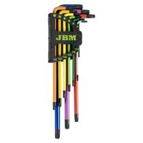 JBM 54532 - SET 9 LLAVES TORX COLORES EXTRALARGAS