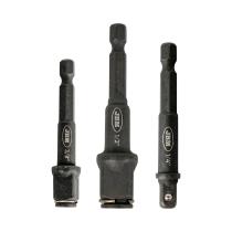 JBM 54586 - SET 3 ADAPTADORES LLAVE VASO CON PUNTA HEXAGONAL