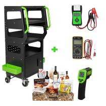 JBM SERIE499C - CARRO PARA DIAGNOSTICO+COMPROBADOR BAT CON IMPRESORA+MULTIME