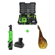 JBM SERIE503P - 60024 CARRACA ½ A BATERIA+60051C PISTOLA IMPACTO+PALETILLA