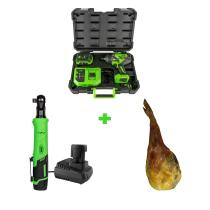 JBM SERIE504P - 60024 CARRACA ½ A BATERIA+60044C PISTOLA IMPACTO+PALETILLA