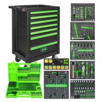 JBM SERIE520 - 53904 CARRO HERRAMIENTAS 7 CAJONES EQUIPADO CON MAS 493 PIEZ