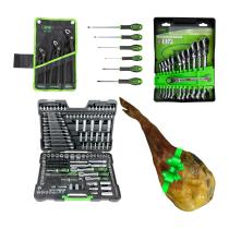 JBM SERIE536 - 51318 SET 12 LLAVES+54045 MALETIN HERRAMIENTAS 216 PCS+53483