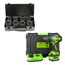 JBM SERIE550 - 60050C PISTOLA IMPACTO BRUSHLESS A BATERIA 1"2300NM CON MALE
