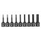 JBM 52340 - SET 9 PUNTAS IMPACTO TORX 1/2"