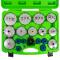 JBM 54068 - JUEGO EXTRACTORES PARA FILTROS ACEITE / 19 PCS EN ALUMINIO