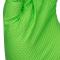 JBM 54370 - GUANTES VERDES DESECHABLES NITRILO T:L 7,0MIL(100 UDS.)TEXTU